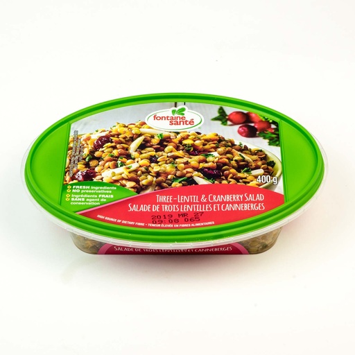 [MAY-30814] Three-Lentil and Cranberry Salad 400 g
