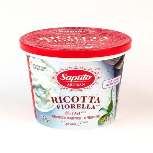 [MAY-31855] 13% Fiorella Plain Ricotta 475 g