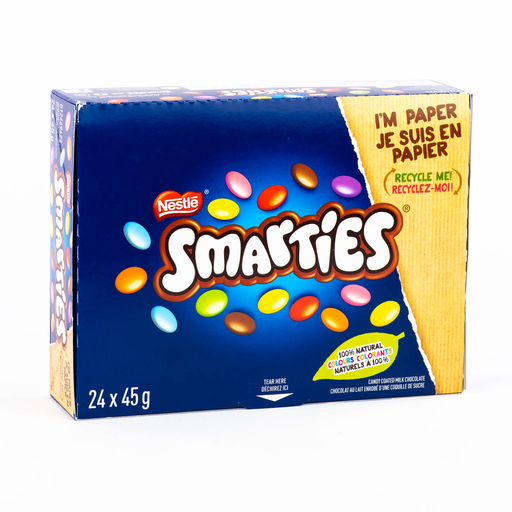 [MAY-35492] Smarties Chocolate Bars x24