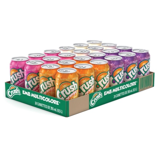 [MAY-36349] Soda saveurs assorties 355 ml x24