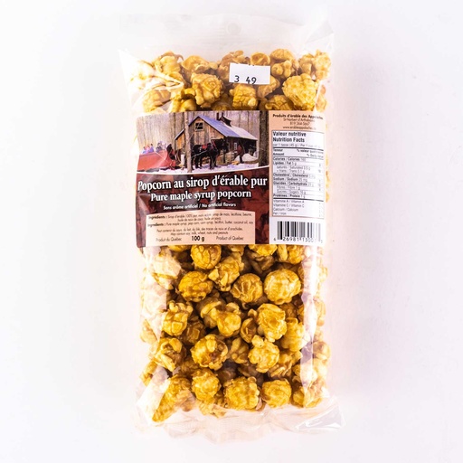 [MAY-40208] Maple Flavoured Popcorns from Quebec 100 g