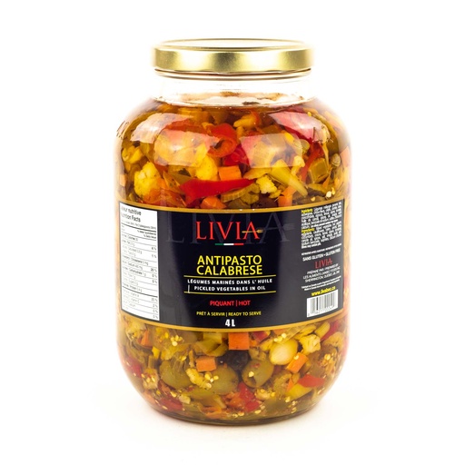 [MAY-48428] Calabrese Hot Antipasto 4 L